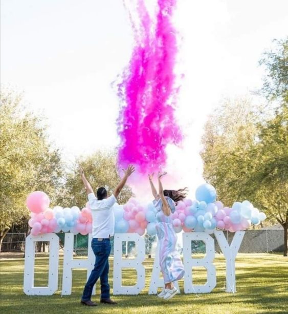 Idei creative pentru petrecerea "gender reveal" a bebelușului tău 8